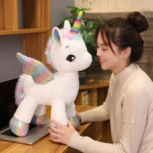 Charger l'image dans la galerie, Peluche Licorne Blanche (40-60-80 ou 100cm)