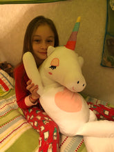 Charger l'image dans la galerie, Grosse Peluche Licorne (85, 110 ou 140cm)