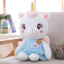 Charger l'image dans la galerie, Peluche Licorne pour Bébé bleu