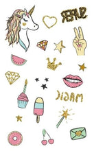 Charger l'image dans la galerie, Faux Tatouage Licorne
