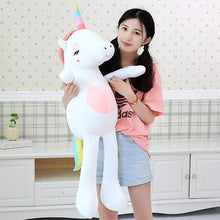 Charger l'image dans la galerie, Grosse Peluche Licorne blanc