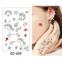 Charger l'image dans la galerie, Tatouage Licorne Enfant